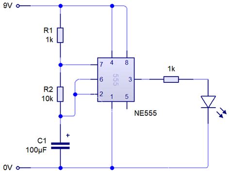 The 555 timer is a simple integrated circuit that can be used to make many different electronic circuits. Schematic Diagram 555 Timer - 26