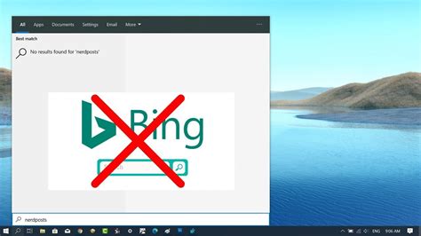 How To Disable Bing Search In Windows 10 Search Start Menu Tech Journey