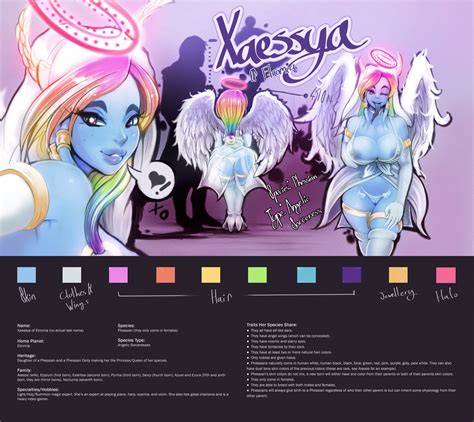 Xaessya Character Reference Sheet Commission By ParkdaleArt Hentai Foundry