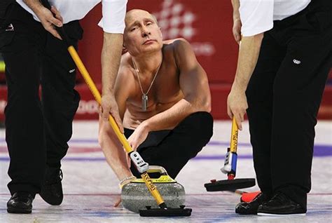 Startling Images Of Vladimir Putins Winter Olympics Triumphs Winter