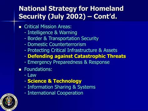 Ppt Technologies For Homeland Security Powerpoint Presentation Free