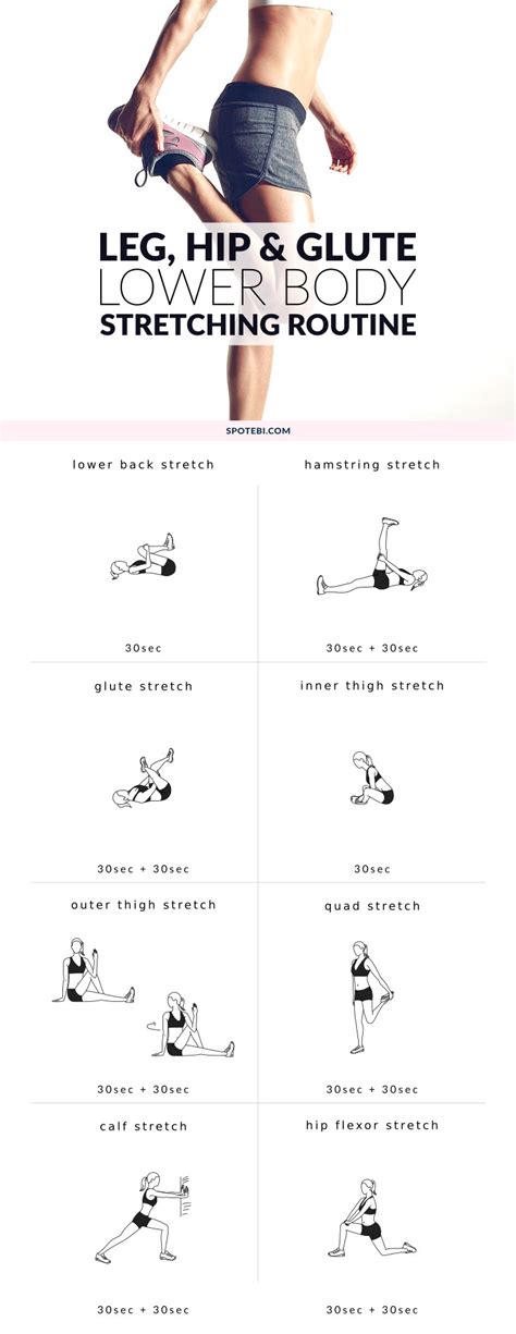 Effective exercises to train the lower part of the back. Lower Body Stretching Routine | Leg, Hip and Glute Stretches