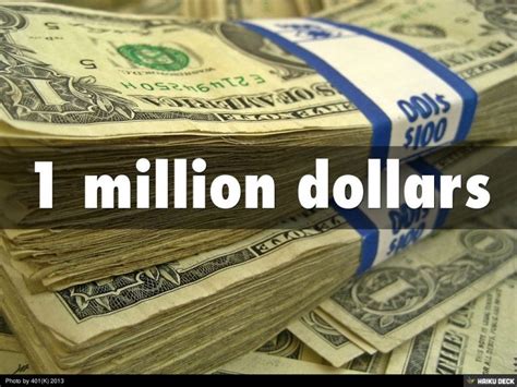 1 million dollars