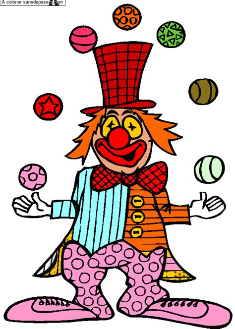 Coloriage magique cp maths coloriage magique cp maths. Coloriage Clown jongleur - Sans Dépasser