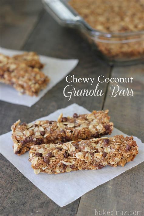 Diabetic breakfast recipe peanut butter granola recipes. Chewy Coconut Granola Bars | Recipe | Sugar cookies recipe ...