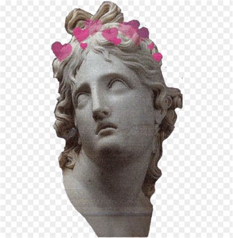 Free Download HD PNG Sculpture Vaporwave Aesthetic Tumblr Png Transperent Pink Aesthetic