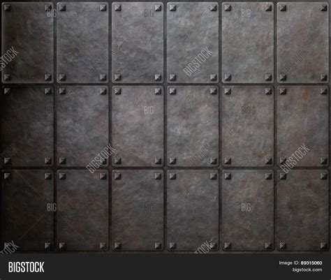 Knight Armor Metal Texture Rivets Image And Photo Bigstock