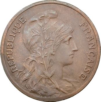 IIIe République piéfort de 10 centimes Daniel Dupuis 1898 Paris