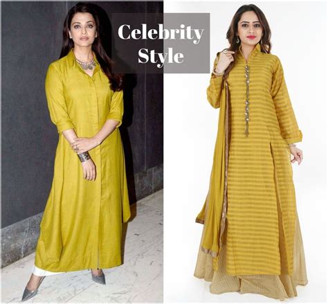 Aishwarya Rai Inspired Yellow Salwar Suit For Festive Wear Shop With