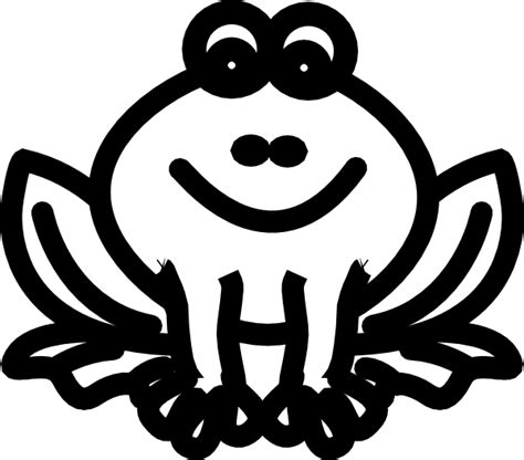 Free Outline Of A Frog Download Free Outline Of A Frog Png Images