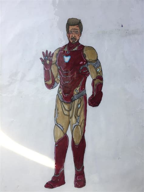 Iron Man Endgame Drawing Rmarvelstudios
