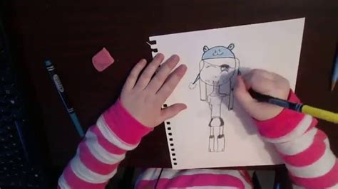 How To Draw A Chibi Girl Headphone Warning Youtube