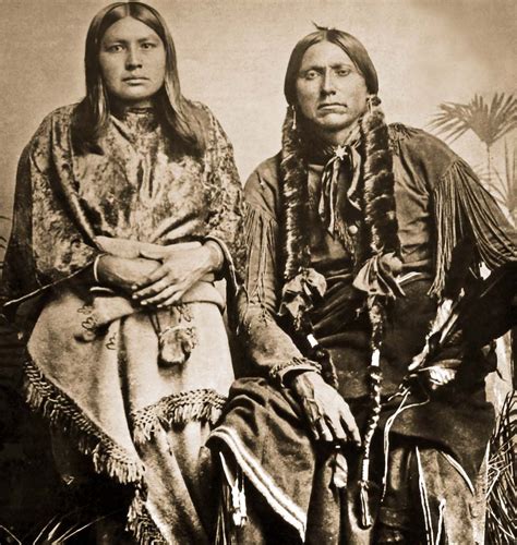 Comanche Kwahadi Chief Quanah Parker And Wife 1875 Native American Indians Native North