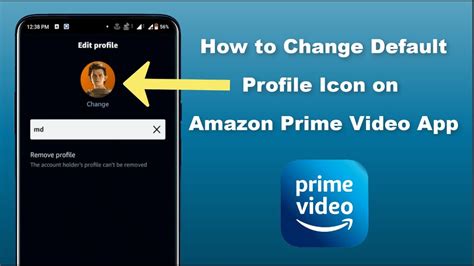 How To Change Profile Picture On Amazon Prime Video Android Youtube