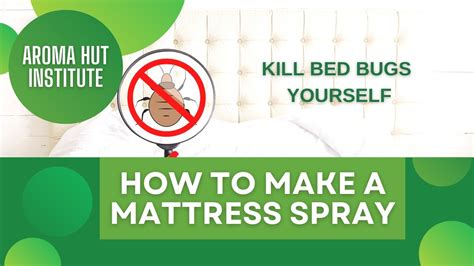Diy Mattress Spray For Dust Mites And Bedbugs With Essential Oils Youtube