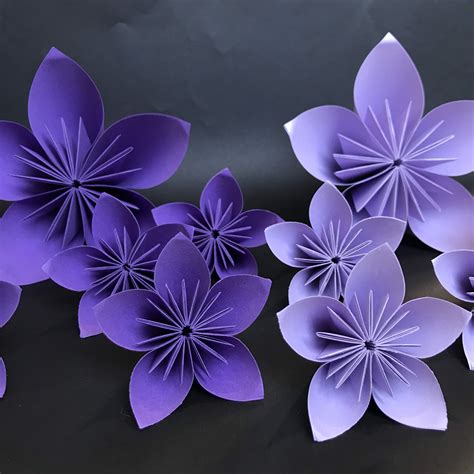 Beautiful Origami Flowers Etsy