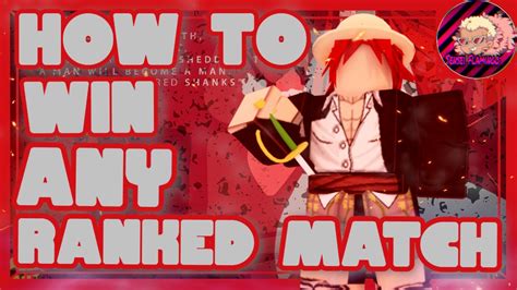 How To Win Any Aba Ranked Match Anime Battle Arena Roblox Youtube