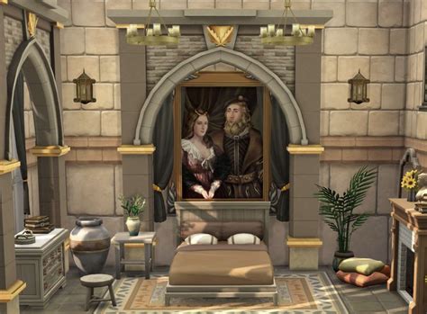 An Animated Image Of A Man And Woman In A Castle Bedroom