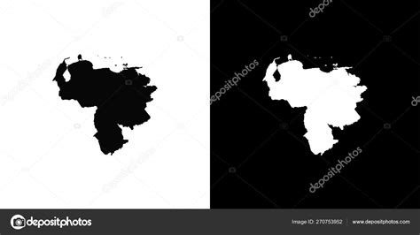 Country Shape Illustration Of Venezuela Stock Vector Image By