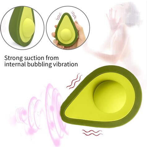Low Moq Avocado Design Woman Vibrator Clit Nipple Stimulator Women