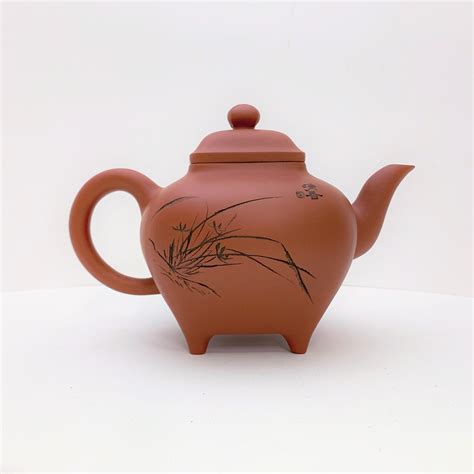 Cc Fine Tea Yixing Teapot Antique Style Zhu Ni Red Clay Cc Fine Tea