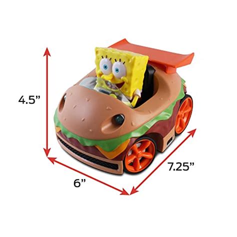 Nkok Remote Control Krabby Patty With Spongebob Vehicle Full Function