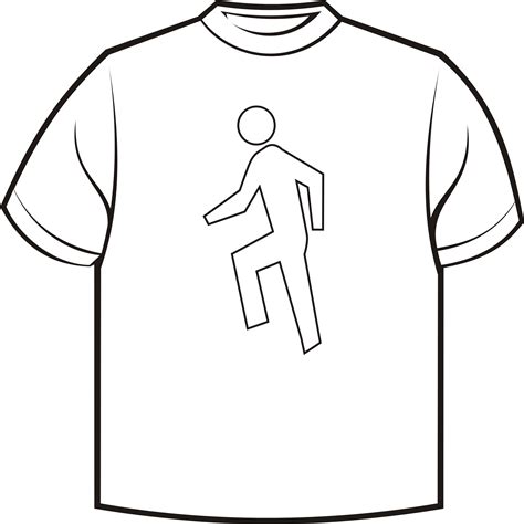Outline Of A Shirt Clipart Best
