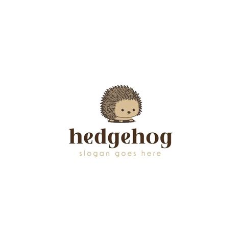 Premium Vector Hedgehog Vector Logo Design