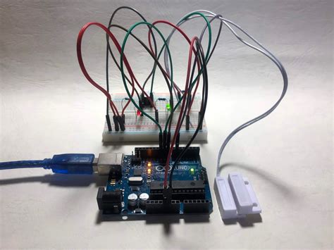 Arduino20 Use Mc 38 Reed Switch To Monitor The Doorswindows Open Or