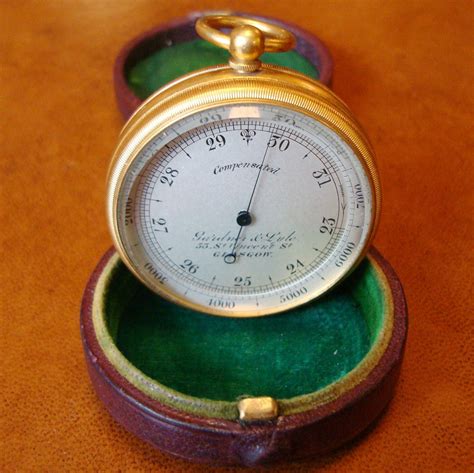 Edwardian Pocket Barometer Barometers Hemswell Antique Centres