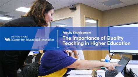 The Importance Of Quality Teaching In Higher Education Youtube