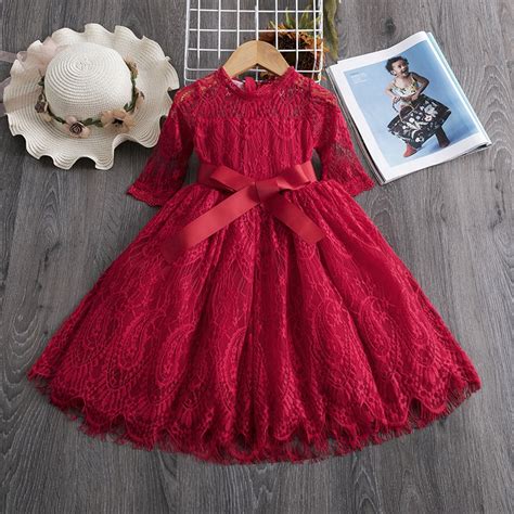 Summer Kids Dresses For Girls Lace Baby Girl Party Tutu Dress Shopee