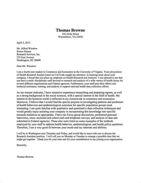 30 Examples Of Cover Letters Cover Letter Example Letter Template