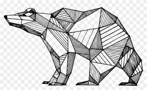 Geometric Drawings Animals Black And White Geometric