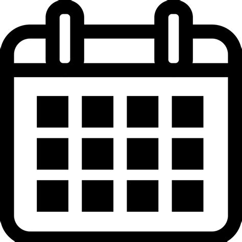 Kalendář Ikona Den Vektorová Grafika Zdarma Na Pixabay