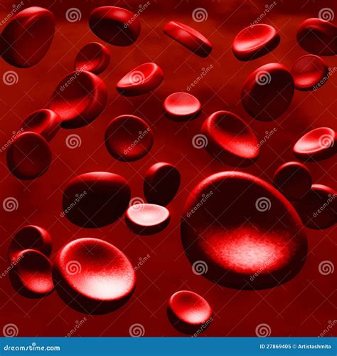 Red Blood Cells Stock Illustration Illustration Of Cell 27869405