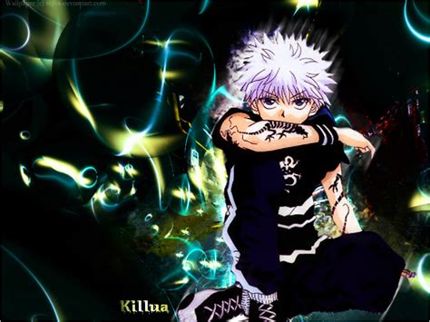 White Anime Wallpaper Killua Commission Killua Zoldyck By R Legend