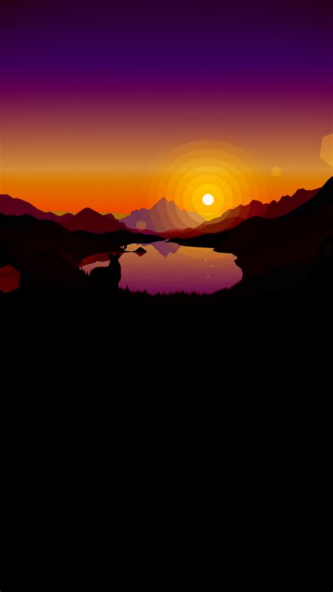 Firewatch Sunset Lakeside