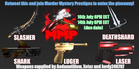 Just a legal aid that we can all benefit. Murder Mystery 2 Roblox All Gun Codes - Robux Generator ...