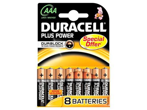 Duracell Pile Alcaline Aaa 15v 8 Pièces Hubo