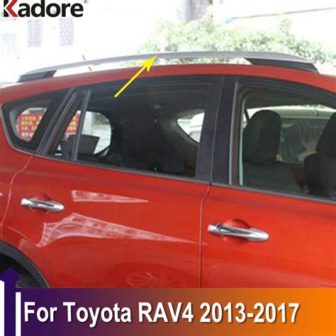 For Toyota Rav4 Rav 4 2013 2014 2015 2016 2017 Aluminium Alloy Black