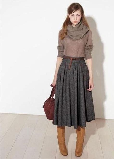 Elegant Midi Skirt Winter Ideas Addicfashion Fashion Clothes