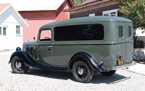 Photo Feature 1935 Ford Model 50 Deluxe Panel Truck Woofdriverblog