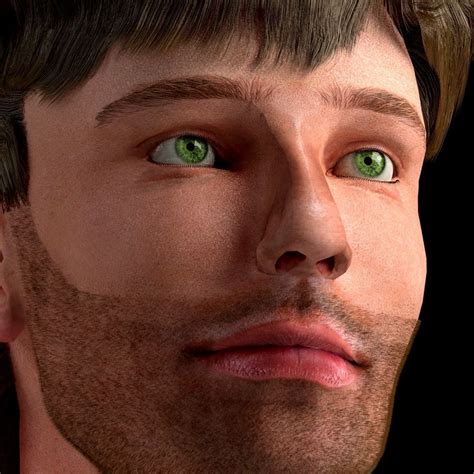 Human 3d Male Head With Texture Cgtrader