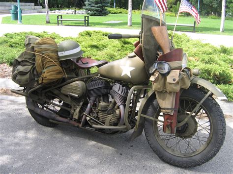 Vintage Military Motorcycle Free Stock Photo Public Domain Pictures