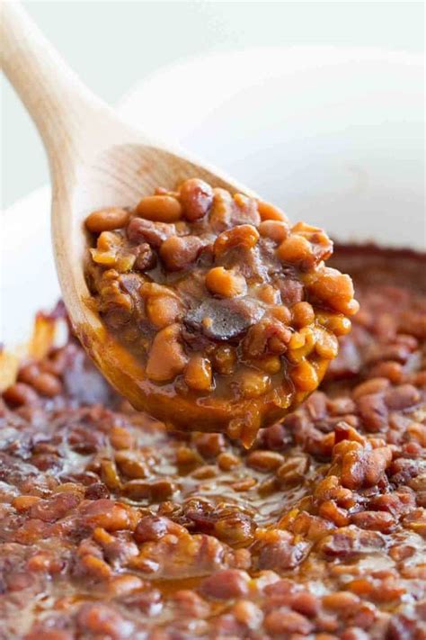 Easy Baked Beans With Bacon Taste And Tell