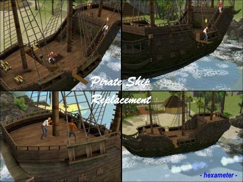 Mod The Sims Restored Pirate Ship