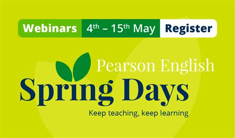 Make A Fresh Start To Your Teaching With Pearson English Spring Days