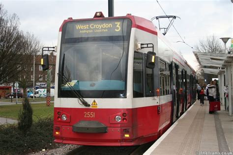 Picture Of Croydon Tramlink Tram 2551 At New Addington Stop Thetrams