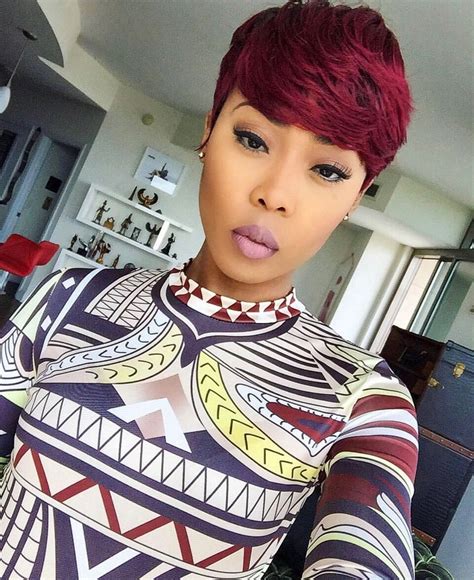 This Color Is Everything Short Weave Hairstyles Short